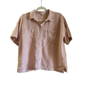 Eileen Fisher linen blouse